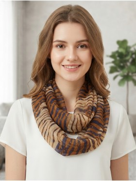 LOOP, CHIFFON TIGER PRINT