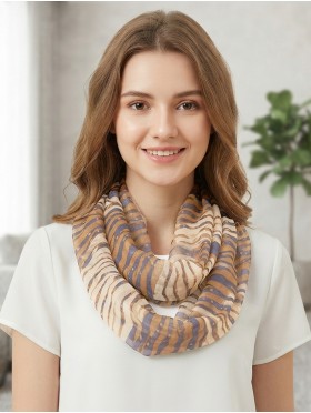 LOOP, CHIFFON TIGER PRINT