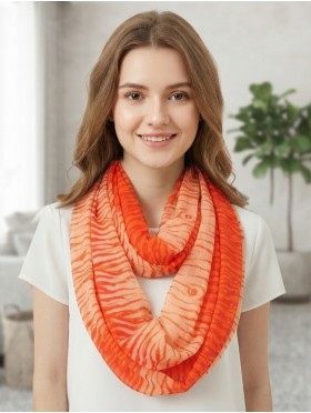 LOOP, CHIFFON TIGER PRINT