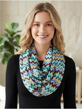 CHIFFON LOOP, CHEVRON