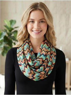 CHIFFON LOOP, CHEVRON