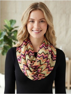 CHIFFON LOOP, CHEVRON