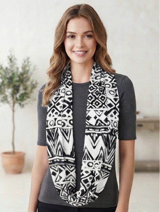 CHIFFON,LOOP, MAYA PATTERN