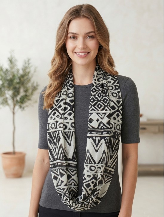 CHIFFON,LOOP, MAYA PATTERN