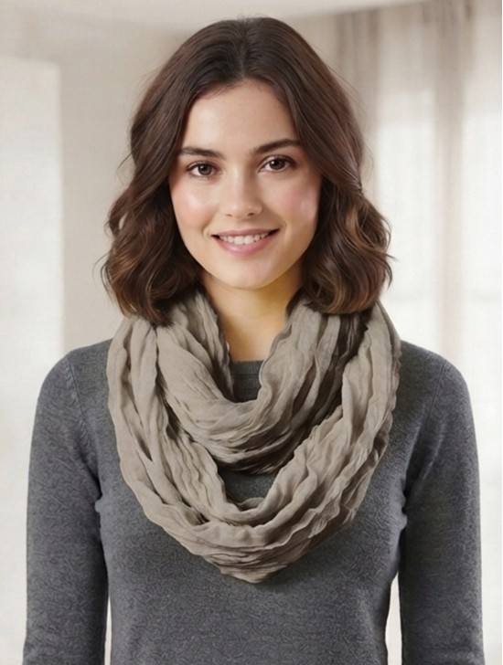 LOOP, LINEN SOLID COLOR LOOP, LINEN SOLID COLOR