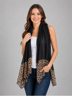 CHIFFON, SCARF, YARN, LEO END