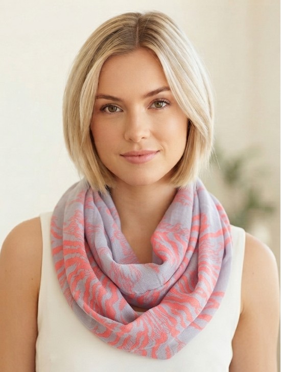 WAVES LINEN LOOP