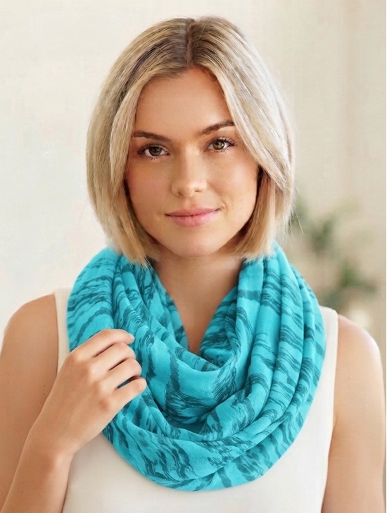 WAVES LINEN LOOP
