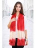 CHIFFON SCARF,TIE DYE TWO TONE