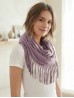 LOOP, SCARF, LONG FRINGE