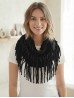 LOOP, SCARF, LONG FRINGE
