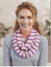 Jersey Striped Double Loop Scarf Jersey Striped Double Loop Scarf
