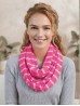 Jersey Striped Double Loop Scarf Jersey Striped Double Loop Scarf