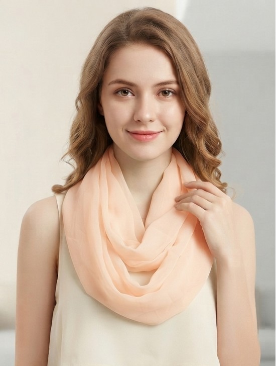 CHIFFON SOLID LOOP CHIFFON SOLID LOOP
