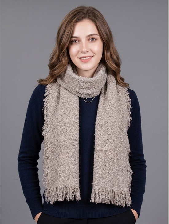 Boucle Yarn Scarf