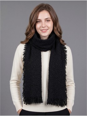 Boucle Yarn Scarf