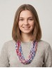 Magnetic Scarf Necklace W/ Confetti Popcorn