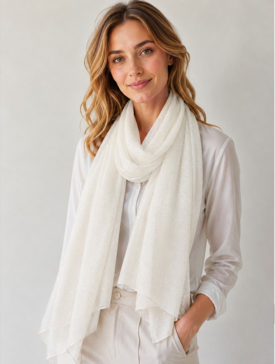 Sparkle Solid Colour Fashion Scarf