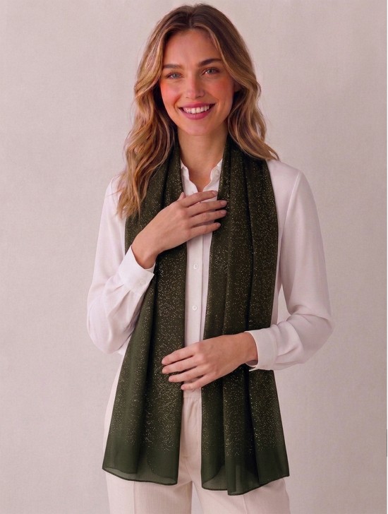 Sparkle Solid Colour Fashion Scarf