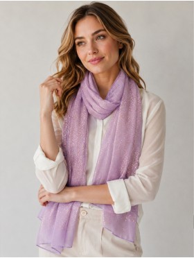 Sparkle Solid Colour Fashion Scarf