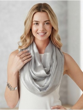 Solid Colour Loop Fashion Scarf