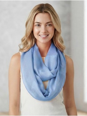 Solid Colour Loop Fashion Scarf