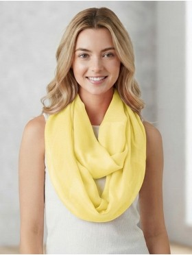 Solid Colour Loop Fashion Scarf