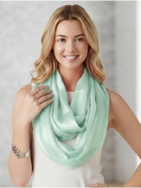 Solid Colour Loop Fashion Scarf