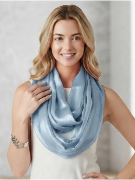 Solid Colour Loop Fashion Scarf
