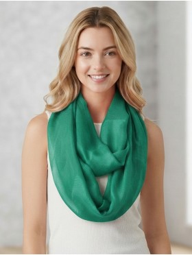 Solid Colour Loop Fashion Scarf