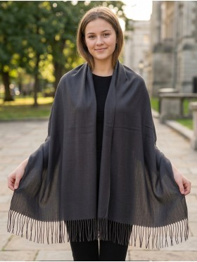 Soild Silk Blend Fashion Scarf