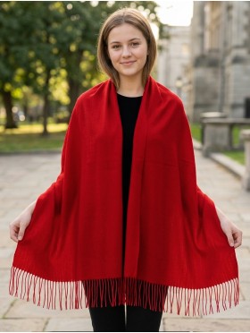Soild Silk Blend Fashion Scarf