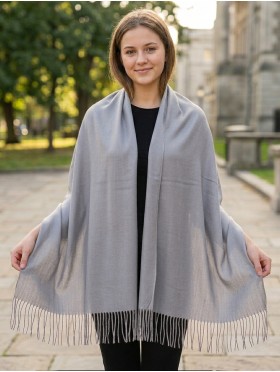 Soild Silk Blend Fashion Scarf