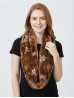 Snowflake Plush Loop Premium Scarf Snowflake Plush Loop Premium Scarf