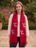 Premium Rainbow Reindeer Scarf