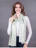 Flower Silver Thread Scarf Flower Silver Thread Scarf