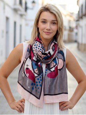 Abstract Art Print Scarf