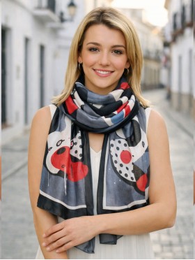 Abstract Art Print Scarf