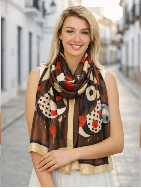 Abstract Art Print Scarf