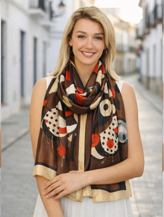 Abstract Art Print Scarf