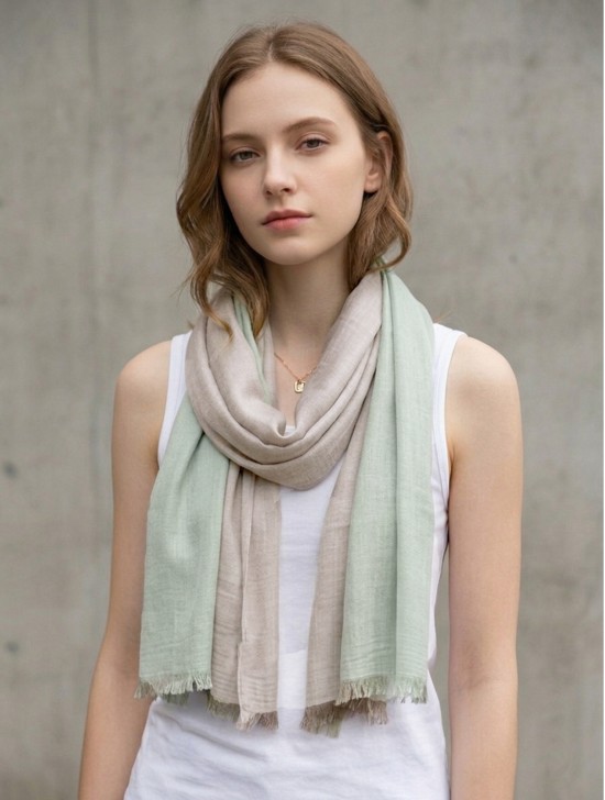 Two Tone Fashion Scarf