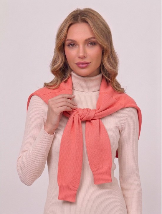 Solid Color Shoulder Wrap Scarf