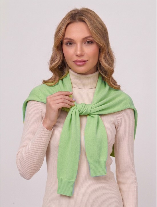 Solid Color Shoulder Wrap Scarf