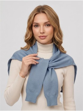 Solid Color Shoulder Wrap Scarf