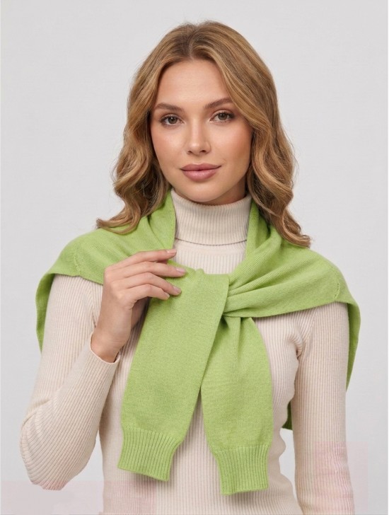 Solid Color Shoulder Wrap Scarf