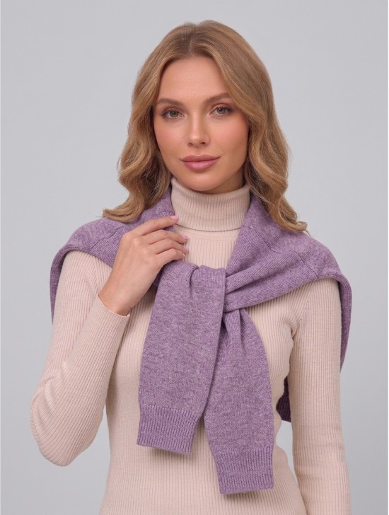 Solid Color Shoulder Wrap Scarf
