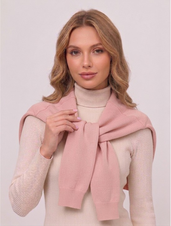 Solid Color Shoulder Wrap Scarf
