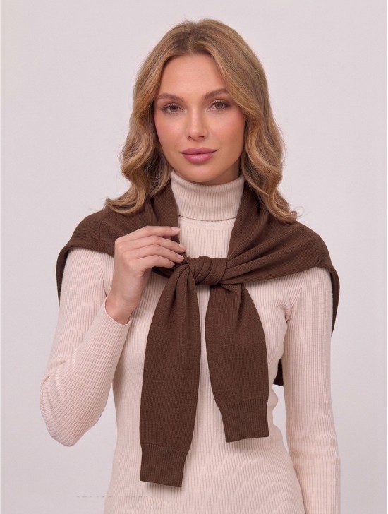 Solid Color Shoulder Wrap Scarf