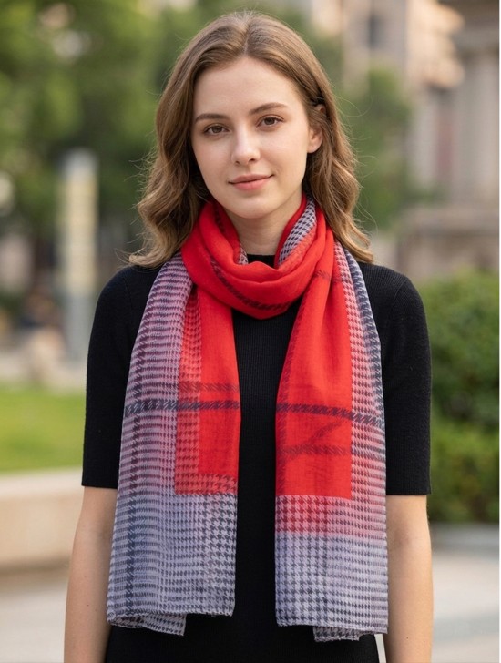 100% Silk Feeling Scarf