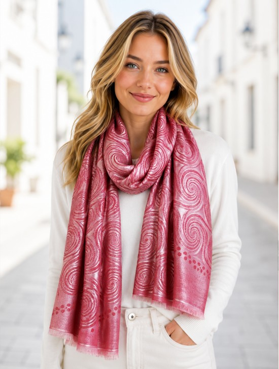 Fashion Spiral Design Fashion Scarf Fashion Spiral Design Fashion Scarf
